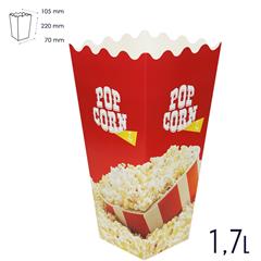 Popcorn Bæger L - Kasse med 500 stk 